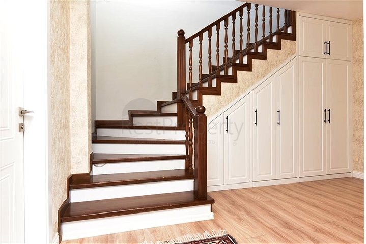 4+1 Penthouse mit offenem Blick auf das Meer und die Alanya-Festung