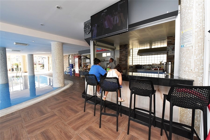 4+1 Penthouse mit offenem Blick auf das Meer und die Alanya-Festung