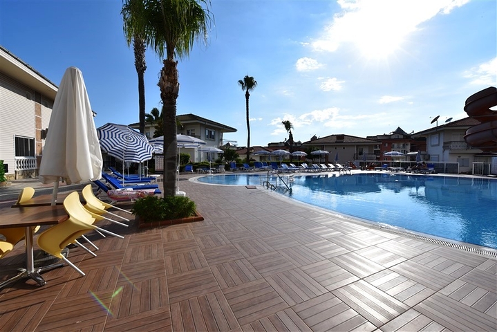 4+1 Penthouse mit offenem Blick auf das Meer und die Alanya-Festung