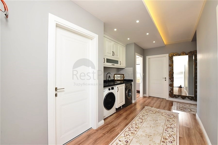 4+1 Penthouse mit offenem Blick auf das Meer und die Alanya-Festung