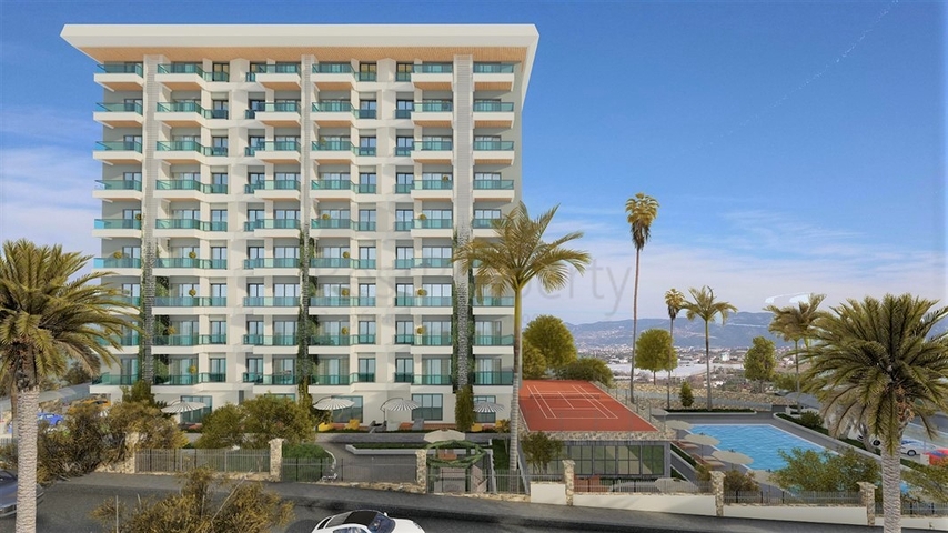 1+1 Apartment in Mahmutlar 