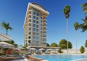 1+1 Apartment in Mahmutlar 