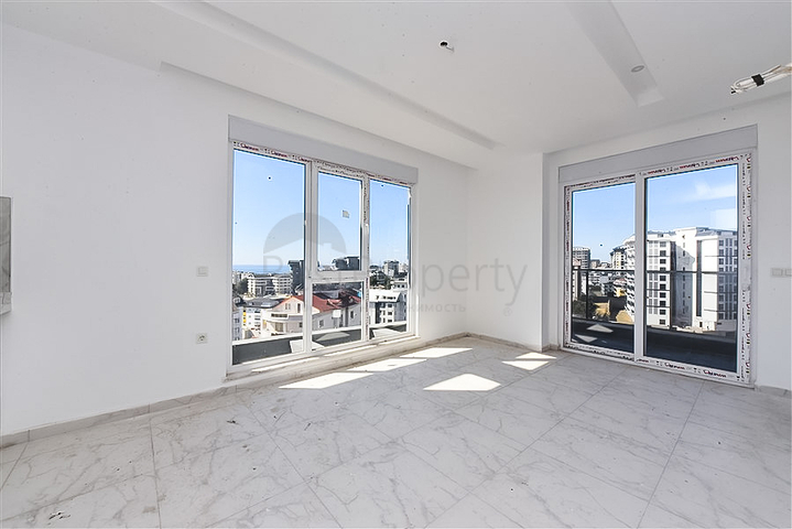 Zweizimmerwohnung mit Panoramablick in Avsallar