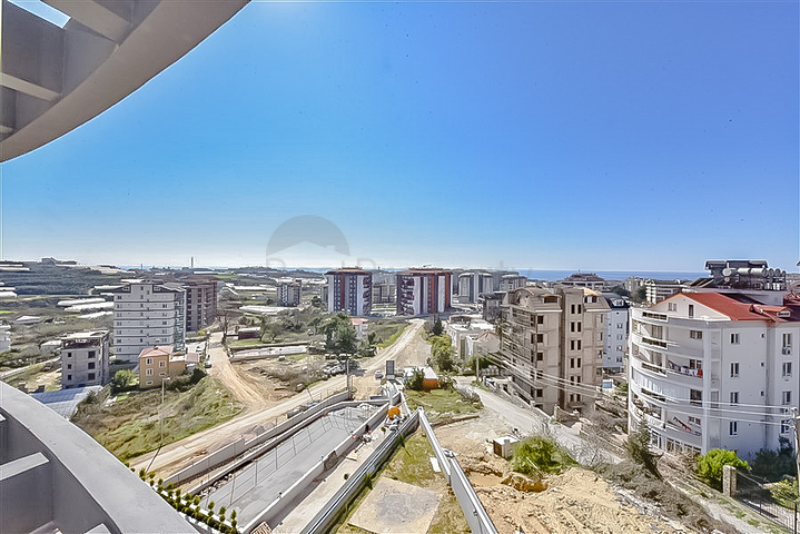 Zweizimmerwohnung mit Panoramablick in Avsallar