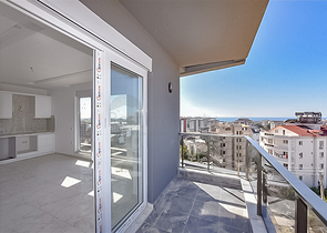 Zweizimmerwohnung mit Panoramablick in Avsallar