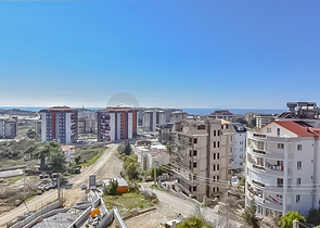 Zweizimmerwohnung mit Panoramablick in Avsallar