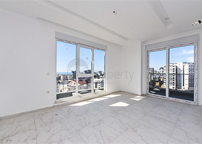 Zweizimmerwohnung mit Panoramablick in Avsallar