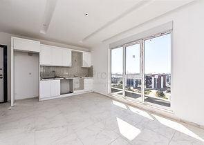 Zweizimmerwohnung mit Panoramablick in Avsallar