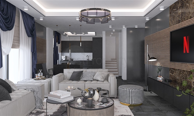 Neues Projekt im Bezirk Kestel, 750 m vom Meer entfernt