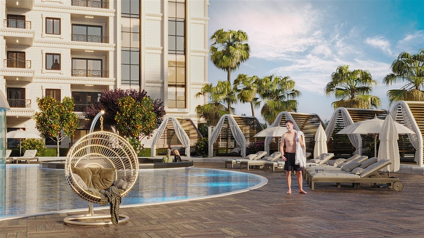 Neuer Komplex im Stadtteil Ciplakly