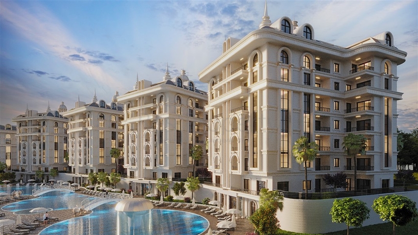 Neuer Komplex im Stadtteil Ciplakly