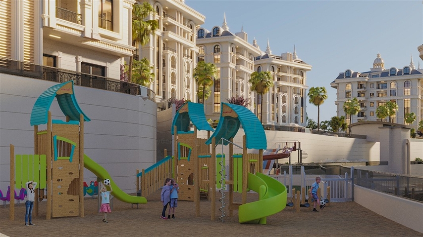 Neuer Komplex im Stadtteil Ciplakly