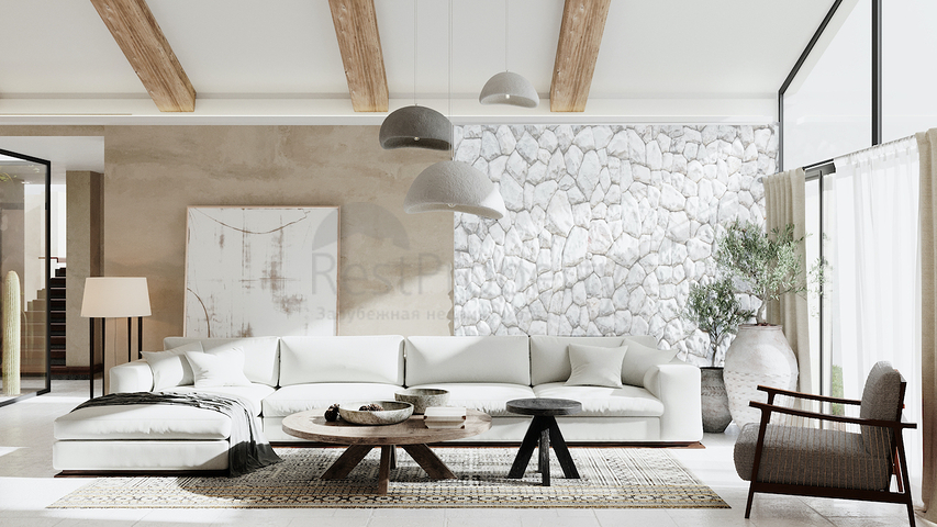 Freistehende Villen mit einzigartiger Architektur im Stadtteil Gümüslük