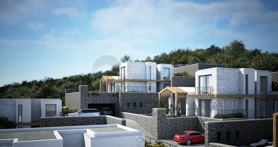 Freistehende Villen mit einzigartiger Architektur im Stadtteil Gümüslük