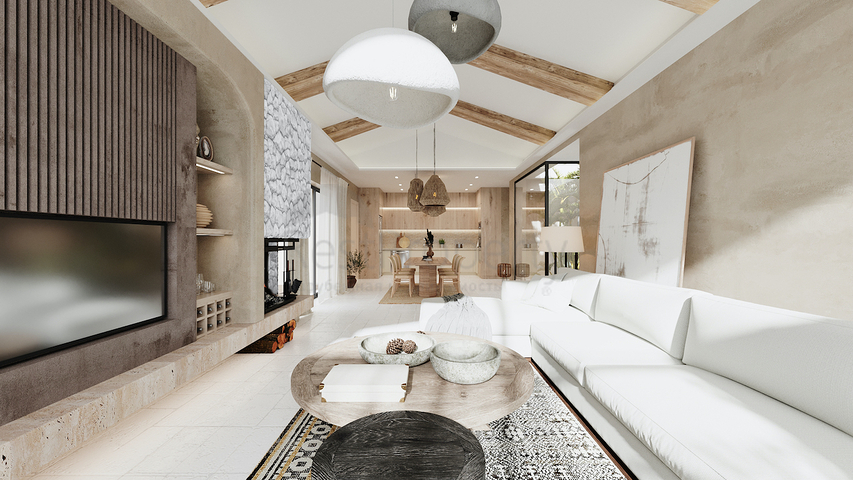 Freistehende Villen mit einzigartiger Architektur im Stadtteil Gümüslük