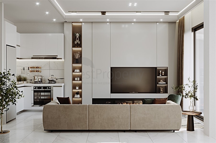 Neubaukomplex im Stadtteil Tosmur