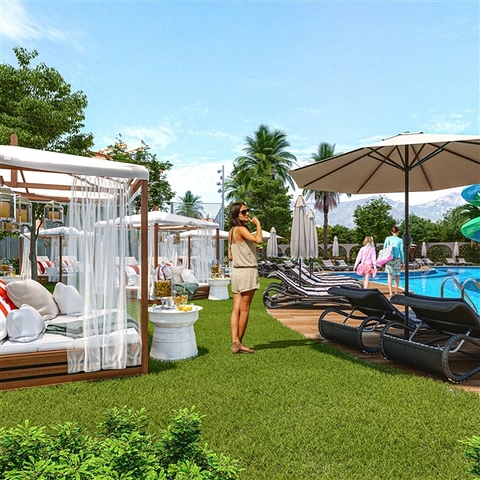 Neubaukomplex im Stadtteil Tosmur