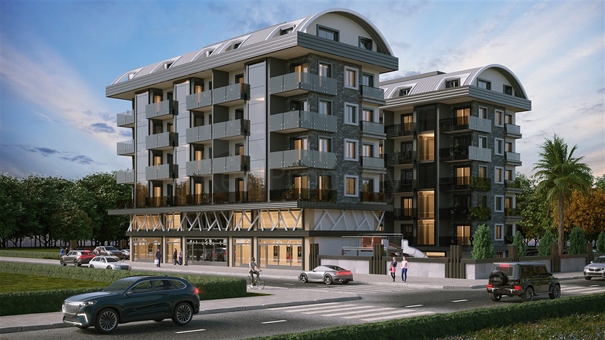 Apartment mit 1+1 Grundriss im Stadtteil Kargicak