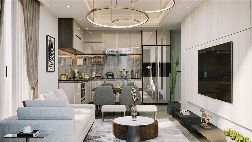 Apartment mit 1+1 Grundriss im Stadtteil Kargicak