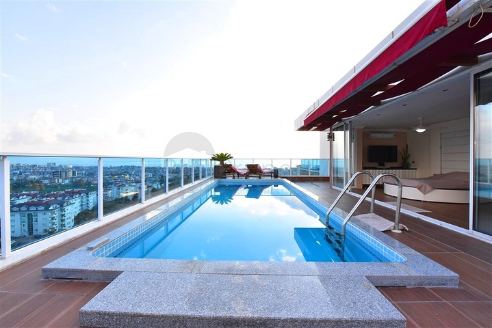 Penthouse im Stadtteil Djikcilli mit der Möglichkeit, die türkische Staatsbürgerschaft zu erhalten