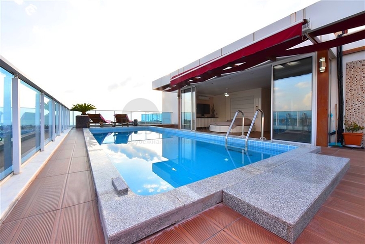 Penthouse im Stadtteil Djikcilli mit der Möglichkeit, die türkische Staatsbürgerschaft zu erhalten