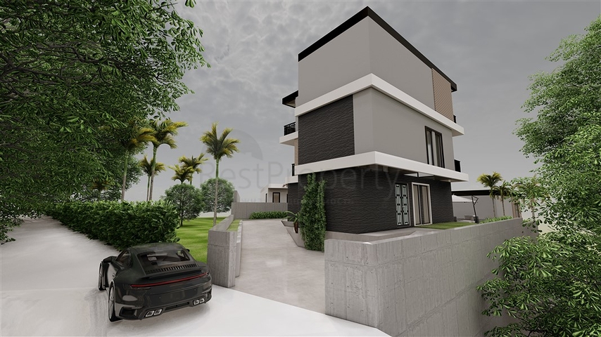 Villen in der Gegend von Djikcilli mit herrlichem Panoramablick