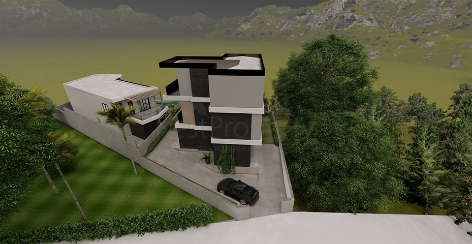 Villen in der Gegend von Djikcilli mit herrlichem Panoramablick