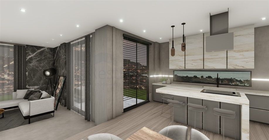 Villen in der Gegend von Djikcilli mit herrlichem Panoramablick