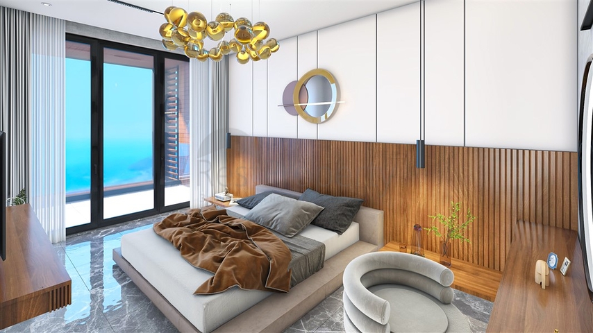 Neues Projekt von Villen im Bezirk Bektas im Herzen von Alanya