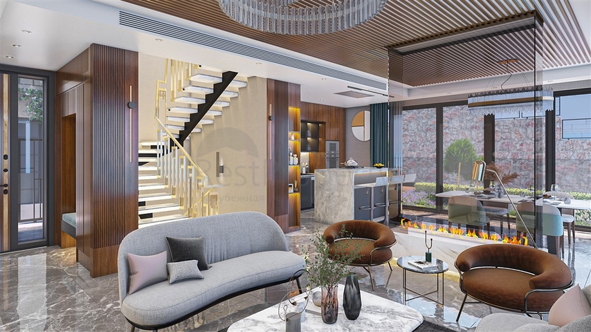 Neues Projekt von Villen im Bezirk Bektas im Herzen von Alanya