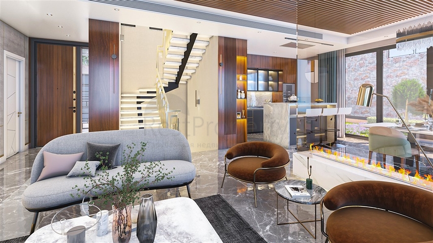 Neues Projekt von Villen im Bezirk Bektas im Herzen von Alanya