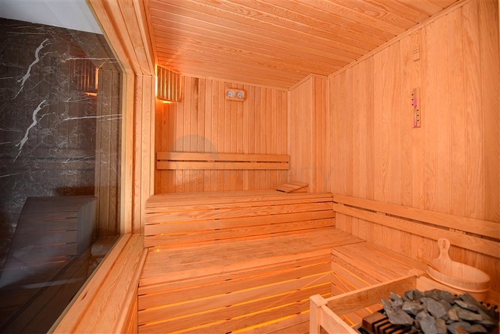 Penthouse in einem neuen Komplex mit Meerblick in der Nähe von Kleopatra Beach