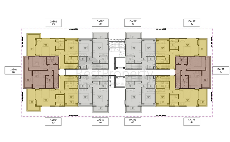 Neuer Komplex 750 m vom Meer entfernt  Neuer Komplex 750 m vom Meer entfernt