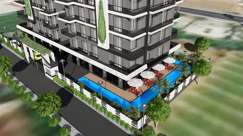 Neuer Komplex 750 m vom Meer entfernt  Neuer Komplex 750 m vom Meer entfernt