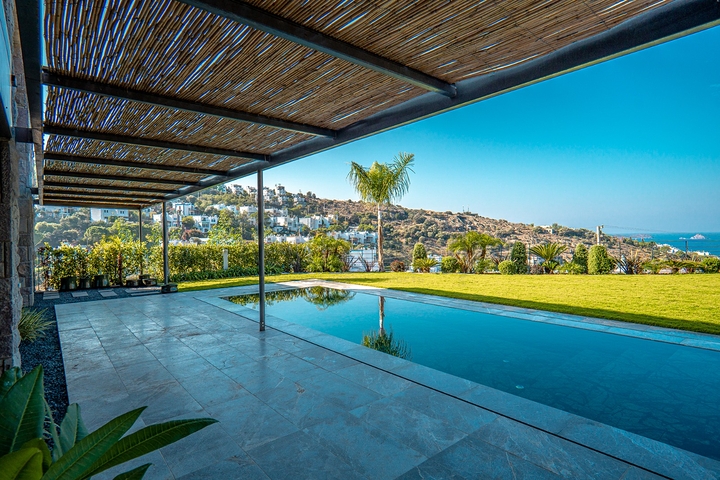 Stilvolle Villen im modernen Design mit Meerblick in Yalıkavak