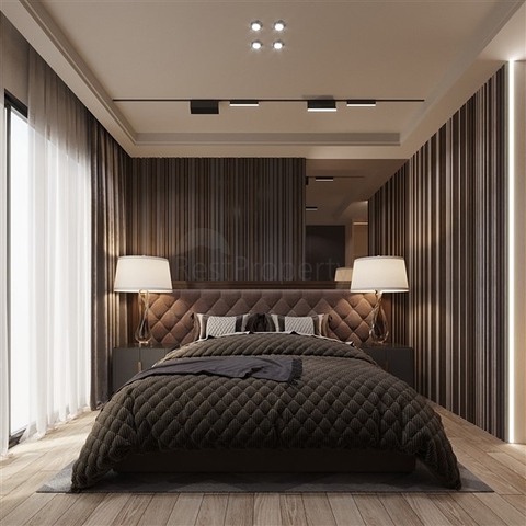 Luxus-Wohnanlage in der Nähe des Meeres in der Anfangsphase des Baus