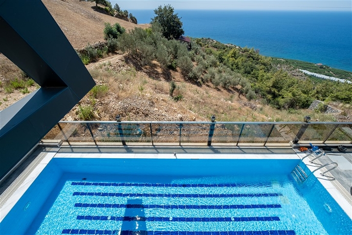 3+1 Villa mit Panoramablick in Kargicak