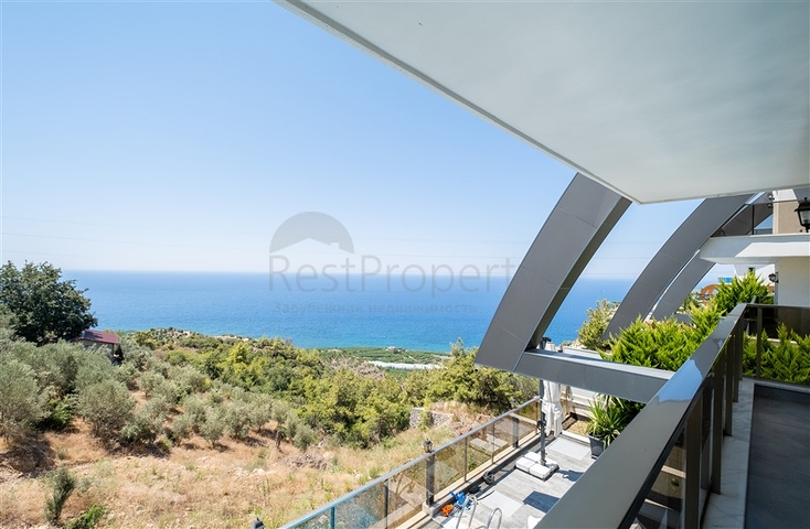 3+1 Villa mit Panoramablick in Kargicak