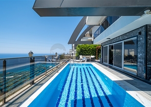 3+1 Villa mit Panoramablick in Kargicak