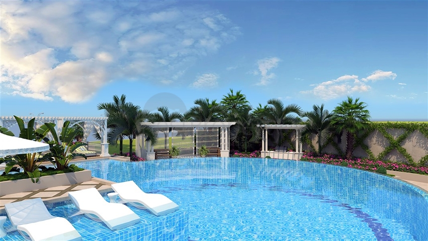 Wohnung 1+1 vom berühmten Bauträger 200 m vom Meer entfernt im Stadtteil Tosmur