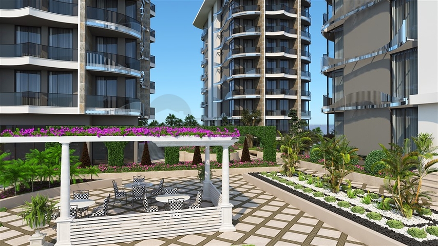 Wohnung 1+1 vom berühmten Bauträger 200 m vom Meer entfernt im Stadtteil Tosmur