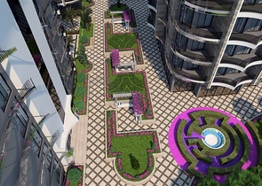 Wohnung 1+1 vom berühmten Bauträger 200 m vom Meer entfernt im Stadtteil Tosmur