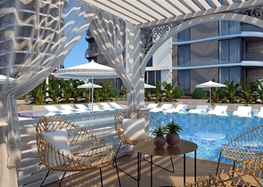 Wohnung 1+1 vom berühmten Bauträger 200 m vom Meer entfernt im Stadtteil Tosmur