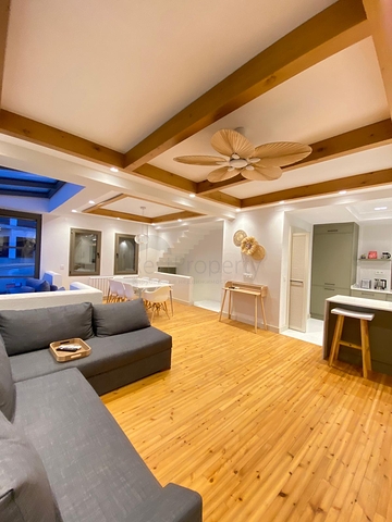 Freistehende 4+1 Villa mit Meer- und Stadtblick in der Bucht von Bordakci, Bodrum