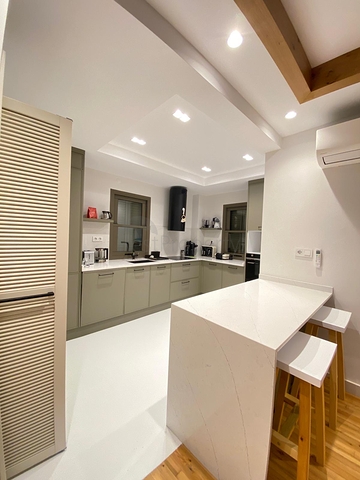 Freistehende 4+1 Villa mit Meer- und Stadtblick in der Bucht von Bordakci, Bodrum