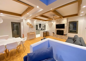 Freistehende 4+1 Villa mit Meer- und Stadtblick in der Bucht von Bordakci, Bodrum