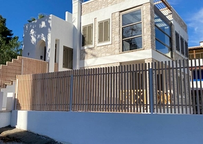 Freistehende 4+1 Villa mit Meer- und Stadtblick in der Bucht von Bordakci, Bodrum