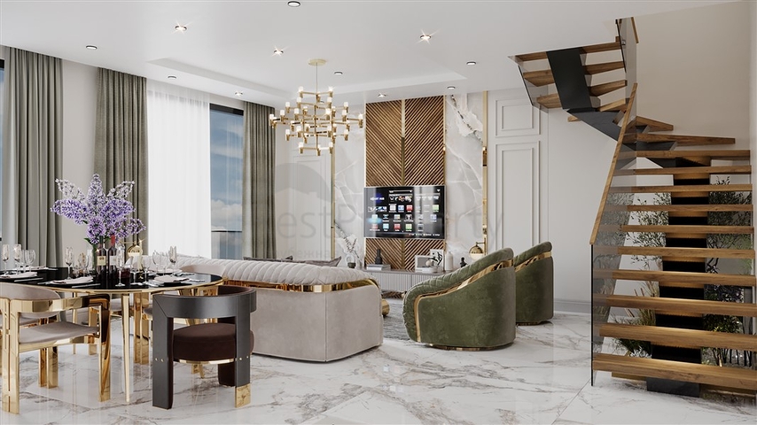 Ein groß angelegtes Investitionsprojekt in der Region Oba, 300 m vom Meer entfernt