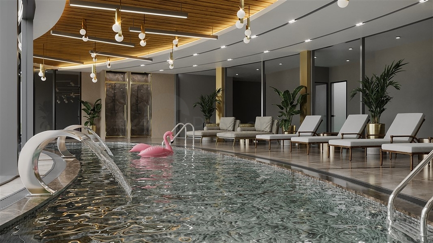 Ein groß angelegtes Investitionsprojekt in der Region Oba, 300 m vom Meer entfernt