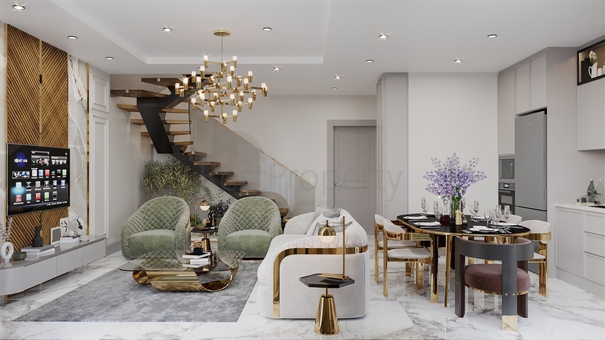 Ein groß angelegtes Investitionsprojekt in der Region Oba, 300 m vom Meer entfernt